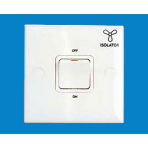 3 POLE FAN ISOLATOR SWITCH TO BS EN 60947 - 3 : 1999 / BS EN 60669 - 1